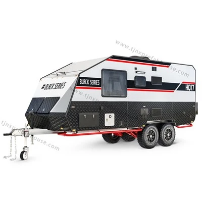 HQ17 Camper trelè sou wout karavàn